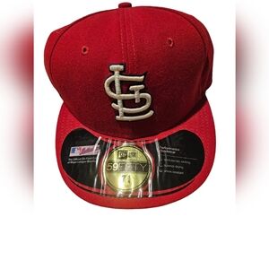 New Era St. Louis Cardinals Red Fitted